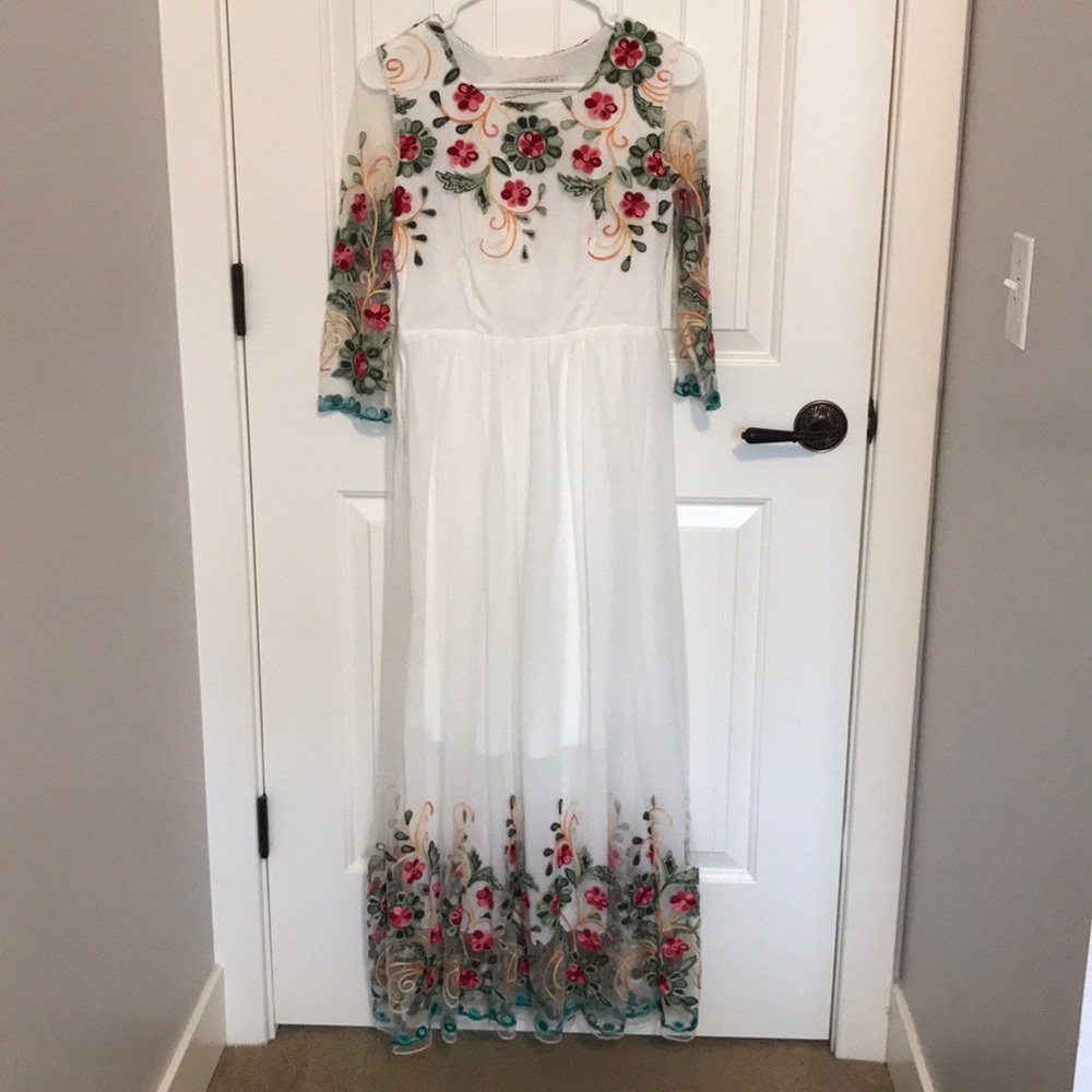 floral prom dress
